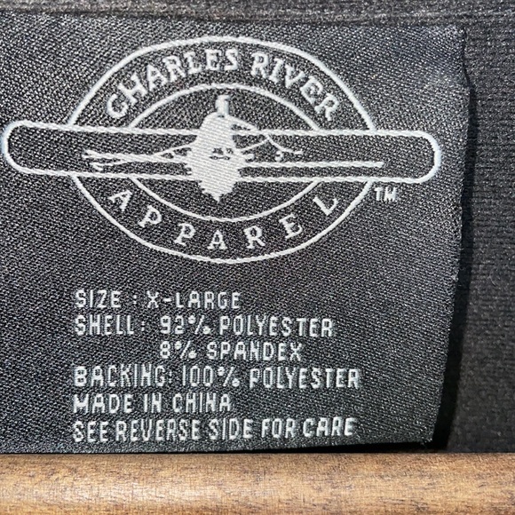 Charles River Apparel Gray Zip Jacket - Picture 5 of 7